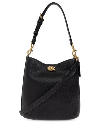 coach crossbody womanpolished pebble leather willow soft bucket bag 19 - cw625 b4 bk