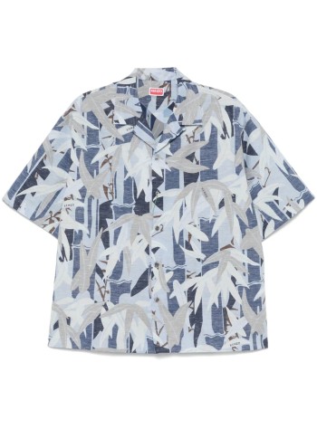 kenzo camiseria hombre kenzo chiku-rin camo hawaiian short sleeve shirt - ff55ch1309p1 77