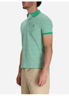 polo ralph lauren polo mansskccmslm10-short sleeve-polo shirt - 710956682004 summer emerald white