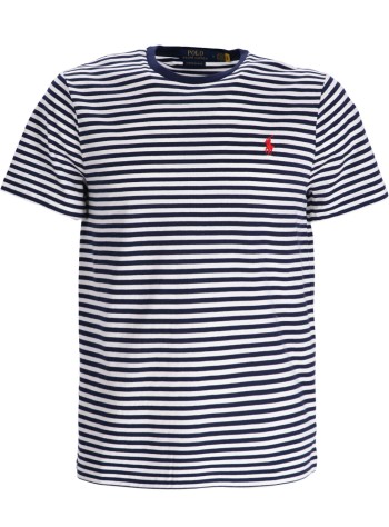 polo ralph lauren camiseta hombre ssydcnm18-short sleeve-t-shirt - 710956828001 deckwash white newport navy