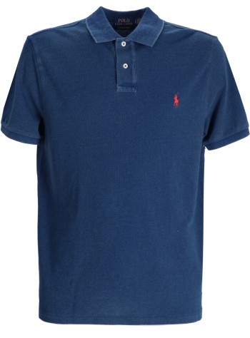 polo ralph lauren polo hombre sskccmslm1-short sleeve-polo shirt - 710970582002 medium indigo c3899