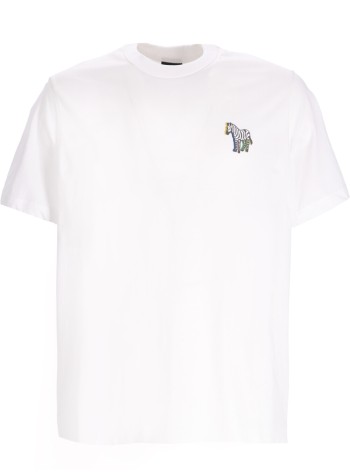 Mens Reg Fit Ss T Shirt Zebra Puff