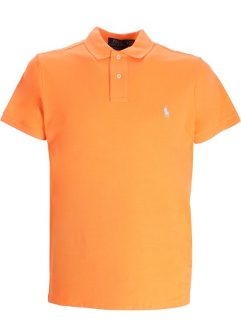 polo ralph lauren polo hombre sskccmslm1-short sleeve-knit - 710680784419 classic peach c6342