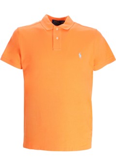 polo ralph lauren polo hombre sskccmslm1-short sleeve-knit - 710680784419 classic peach c6342