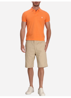 polo ralph lauren polo hombre sskccmslm1-short sleeve-knit - 710680784419 classic peach c6342