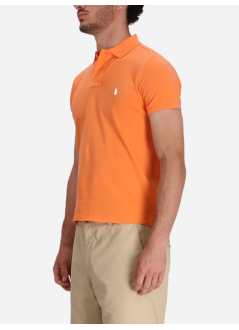 polo ralph lauren polo hombre sskccmslm1-short sleeve-knit - 710680784419 classic peach c6342