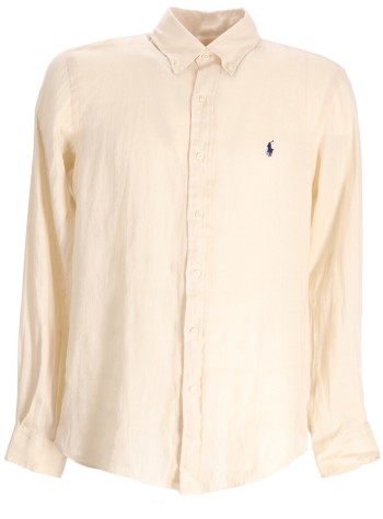 polo ralph lauren camiseria hombre cubdppcs-long sleeve-sport shirt - 710966294012 full cream