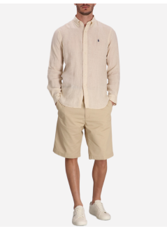 polo ralph lauren camiseria hombre cubdppcs-long sleeve-sport shirt - 710966294012 full cream