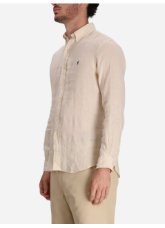 polo ralph lauren camiseria hombre cubdppcs-long sleeve-sport shirt - 710966294012 full cream