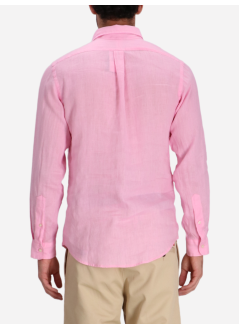 polo ralph lauren shirt mancubdppcs-long sleeve-sport shirt - 710966294009 carmel pink