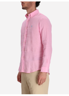 polo ralph lauren shirt mancubdppcs-long sleeve-sport shirt - 710966294009 carmel pink