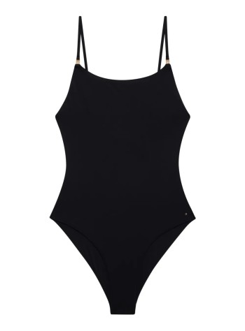 anine bing bañador mujer vesta one piece - a1110944blk26 black