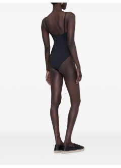 anine bing bañador mujer vesta one piece - a1110944blk26 black