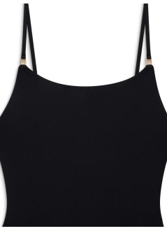 anine bing bañador mujer vesta one piece - a1110944blk26 black