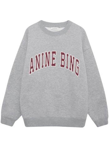 anine bing sweater womanspencer sweatshirt anine bing - a0811451grm1 grey melange