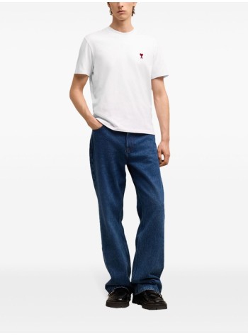 ami t-shirt mants classic red - bfuts035724 100 2