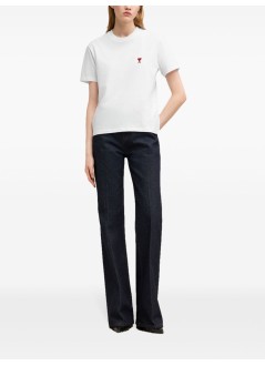 ami t-shirt mants classic red - bfuts035724 100