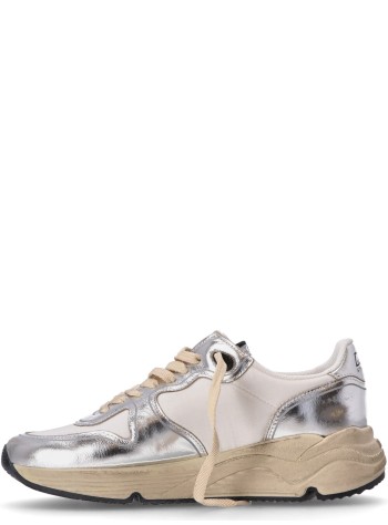 golden goose sneaker womanrunning sole nylon upper laminated toe heel and spur cocco  - gwf00126f00686470159 70159 2