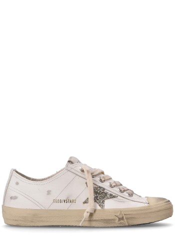 golden goose sneaker womanv star 2 leather upper glitter star - gwf00129f00456510847 10847