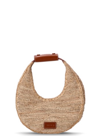 staud handbag mujer moon raffia tote bag - h24s4003rba nttn