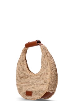 staud handbag mujer moon raffia tote bag - h24s4003rba nttn