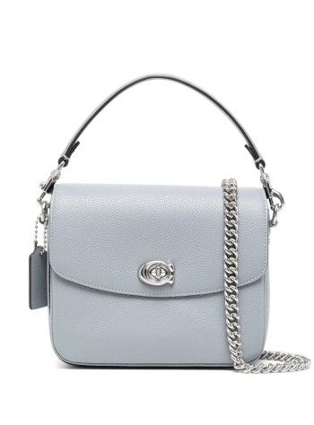 Polished Pebbled Leather Cassie Crossbody 19