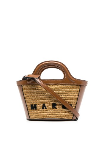 marni handbag mujer tropicalia micro raw sienna - bmmp0067q0 00m50