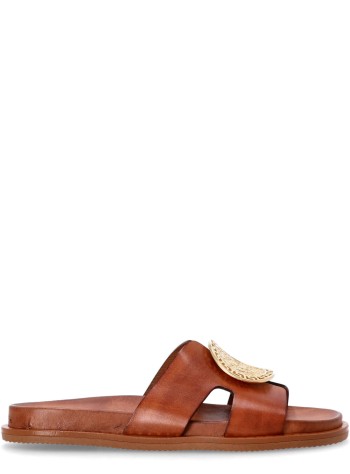kotris sandals sandal womanfussbett phaistos - 14630d caramel