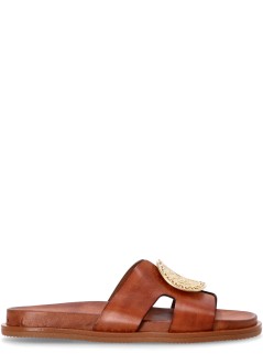 kotris sandals sandalia mujer fussbett phaistos - 14630d caramel