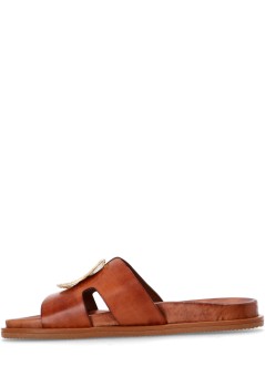 kotris sandals sandalia mujer fussbett phaistos - 14630d caramel