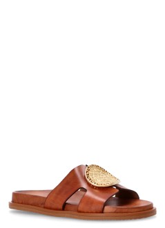kotris sandals sandalia mujer fussbett phaistos - 14630d caramel