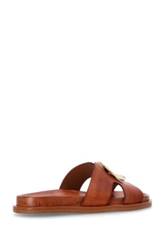 kotris sandals sandalia mujer fussbett phaistos - 14630d caramel