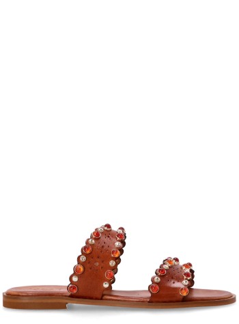 kotris sandals sandal womanithaca flat sandal - 04901 caramel
