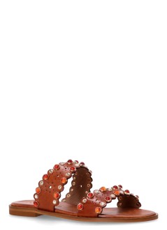 kotris sandals sandalia mujer ithaca flat sandal - 04901 caramel