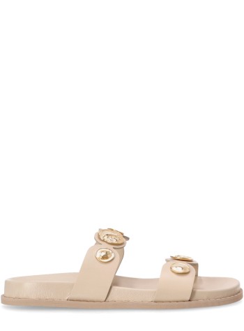 kotris sandals sandal womanaria coins sandal - 14857 cream