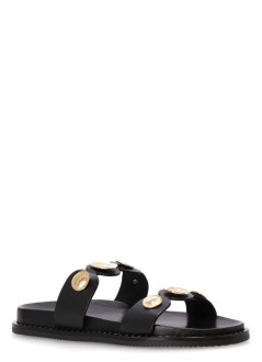 kotris sandals sandalia mujer aria coins sandal - 14857 black
