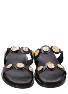 kotris sandals sandalia mujer aria coins sandal - 14857 black