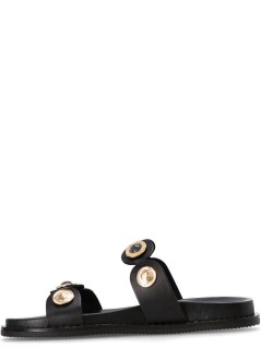 kotris sandals sandalia mujer andromeda fussbett sandal - 14858 black
