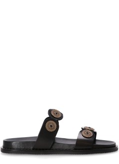 kotris sandals sandalia mujer callisto fussbett sandal - 14853 black