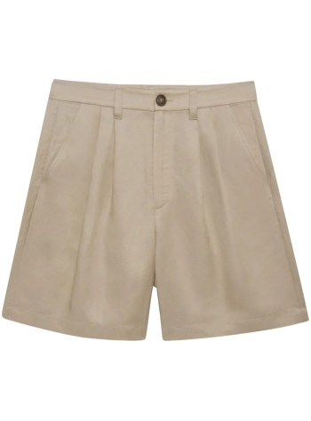 anine bing short pant womancarrie short - a059356oma10 taupe