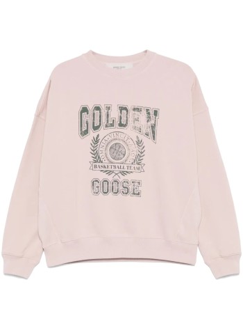 golden goose sudadera mujer journey unisex crew neck sweatshiert dyed oranic cotton fle - gup02175p00186425758 25758