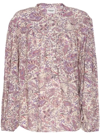 isabel marant blusa mujer zalika ga - 25pht0562fac1j02e ecpe
