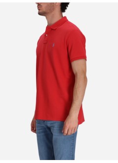 polo ralph lauren polo mansskccmslm1-short sleeve-knit - 710680784405 post red c7540
