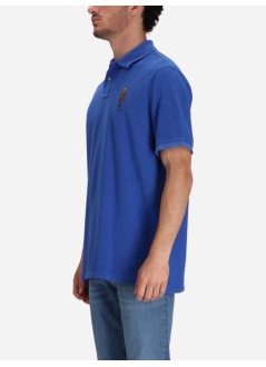 polo ralph lauren polo mansskcclsm3-short sleeve-polo shirt - 710958188001 cr24 nw iris blu sw explr bear