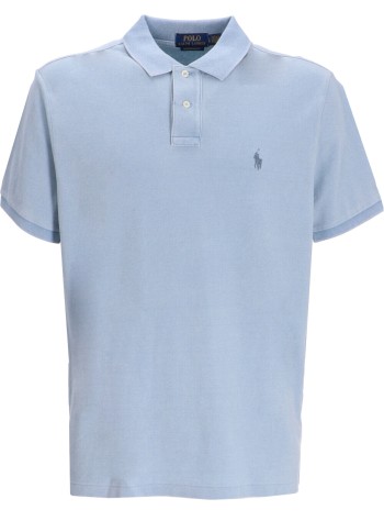 polo ralph lauren polo hombre sskccmslm1-short sleeve-polo shirt - 710970582001 light indigo c7565