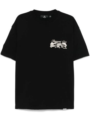 represent camiseta hombre race way t-shirt - mlm41063 jet black