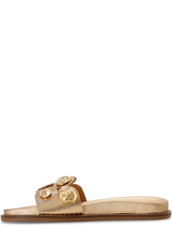kotris sandals sandal womanaphrodite coins sandal - 14856 gold 2