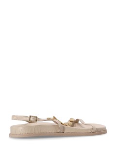 kotris sandals sandalia mujer fussbett sandal - 14809 cream
