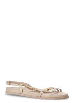 kotris sandals sandalia mujer fussbett sandal - 14809 cream