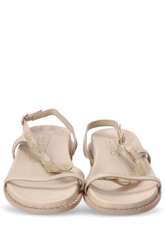 kotris sandals sandalia mujer fussbett sandal - 14809 cream